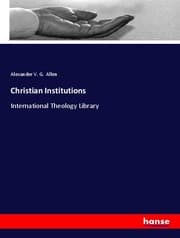 Cover von Christian Institutions