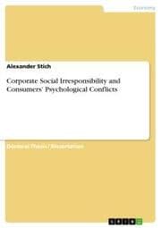 Cover von Corporate Social Irresponsibility and Consumers' Psychological Conflicts