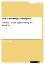 Cover von Vertrieb 4.0. Die Digitalisierung des Vertriebs