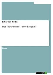 Cover von Der 'Hinduismus' - eine Religion?