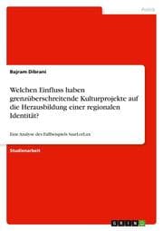 Cover von Welchen Einfluss haben grenzüberschreitende Kulturprojekte auf die Herausbildung einer regionalen Identität?
