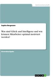 Cover von Was sind Glück und Intelligenz und wie können Mitarbeiter optimal motiviert werden?