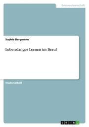 Cover von Lebenslanges Lernen im Beruf