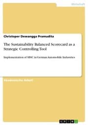 Cover von The Sustainability Balanced Scorecard as a Strategic Controlling Tool