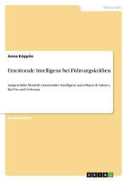 Cover von Emotionale Intelligenz bei Führungskräften