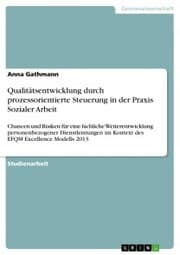 Cover von Qualitätsentwicklung durch prozessorientierte Steuerung in der Praxis Sozialer Arbeit