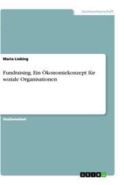 Cover von Fundraising. Ein Ökonomiekonzept für soziale Organisationen