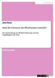 Cover von Sind die Grenzen des Wachstums erreicht?
