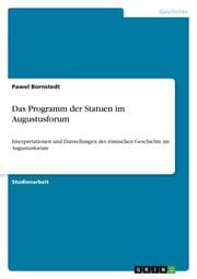 Cover von Das Programm der Statuen im Augustusforum