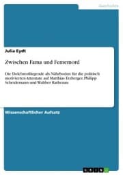 Cover von Zwischen Fama und Fememord