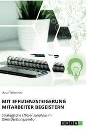 Cover von Mit Effizienzsteigerung Mitarbeiter begeistern. Strategische Effizienzanalyse im Dienstleistungssektor