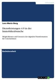 Cover von Dienstleistungen 4.0 in der Immobilienbranche