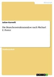 Cover von Die Branchenstrukturanalyse nach Michael E. Porter