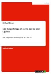 Cover von Die Bürgerkriege in Sierra Leone und Uganda