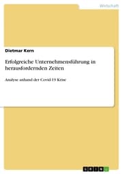 Cover von Erfolgreiche Unternehmensführung in herausfordernden Zeiten