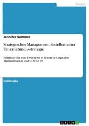 Cover von Strategisches Management. Erstellen einer Unternehmensstrategie