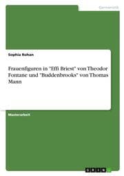 Cover von Frauenfiguren in 'Effi Briest' von Theodor Fontane und 'Buddenbrooks' von Thomas Mann