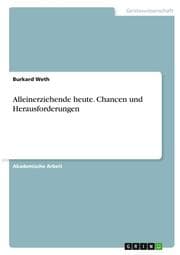 Cover von Alleinerziehende heute. Chancen und Herausforderungen