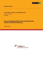 Cover von Das zuwendungsrechtliche Besserstellungsverbot. Struktur und Rechtsauffassung