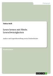 Cover von Lesen lernen mit Fibeln. Leseschwierigkeiten