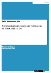 Cover von Communicating Science and Technology in Post-Covid-19 Era