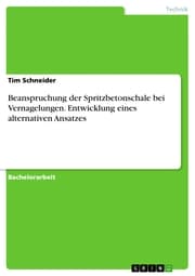 Cover von Beanspruchung der Spritzbetonschale bei Vernagelungen. Entwicklung eines alternativen Ansatzes