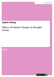 Cover von Effects of Climate Change on Drought Events