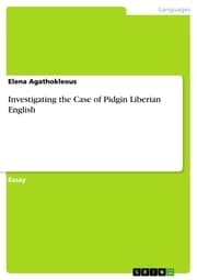 Cover von Investigating the Case of Pidgin Liberian English