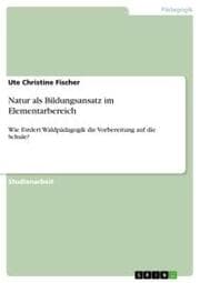 Cover von Natur als Bildungsansatz im Elementarbereich