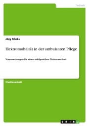 Cover von Elektromobilität in der ambulanten Pflege