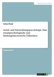 Cover von Sozial- und Entwicklungspsychologie. Eine traumpsychologische und bindungstheoretische Fallanalyse