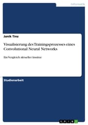 Cover von Visualisierung des Trainingsprozesses eines Convolutional Neural Networks