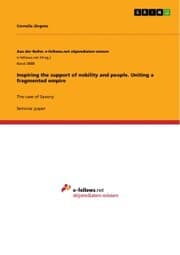Cover von Inspiring the support of nobility and people. Uniting a fragmented empire
