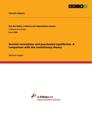 Cover von Societal revolutions and punctuated equilibrium. A comparison with the evolutionary theory