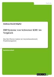 Cover von ERP-Systeme von Schweizer KMU im Vergleich