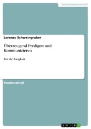 Cover von Überzeugend Predigen und Kommunizieren