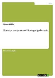 Cover von Konzept zur Sport- und Bewegungstherapie
