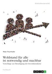 Cover von Wohlstand für alle ist notwendig und machbar