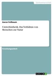Cover von Umweltästhetik. Das Verhältnis von Menschen zur Natur