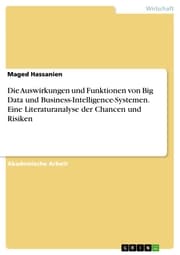 Cover von Die Auswirkungen und Funktionen von Big Data und Business-Intelligence-Systemen. Eine Literaturanalyse der Chancen und Risiken