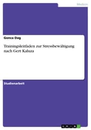 Cover von Trainingsleitfaden zur Stressbewältigung nach Gert Kaluza