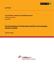 Cover von The development of Information Systems and emerging business models