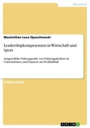 Cover von Leadershipkompetenzen in Wirtschaft und Sport
