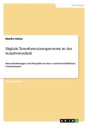 Cover von Digitale Transformationsprozesse in der Sozialwirtschaft