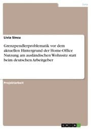 Cover von Grenzpendlerproblematik vor dem aktuellen Hintergrund der Home-Office Nutzung am ausländischen Wohnsitz statt beim deutschen Arbeitgeber