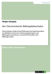 Cover von Der Österreichische Bildungsklima-Index