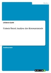 Cover von Unisex-Trend. Analyse des Konsumtrends