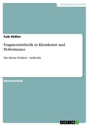 Cover von Fragmentästhetik in Kleinkunst und Performance