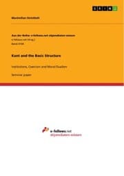 Cover von Kant and the Basic Structure