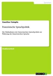 Cover von Französische Sprachpolitik
